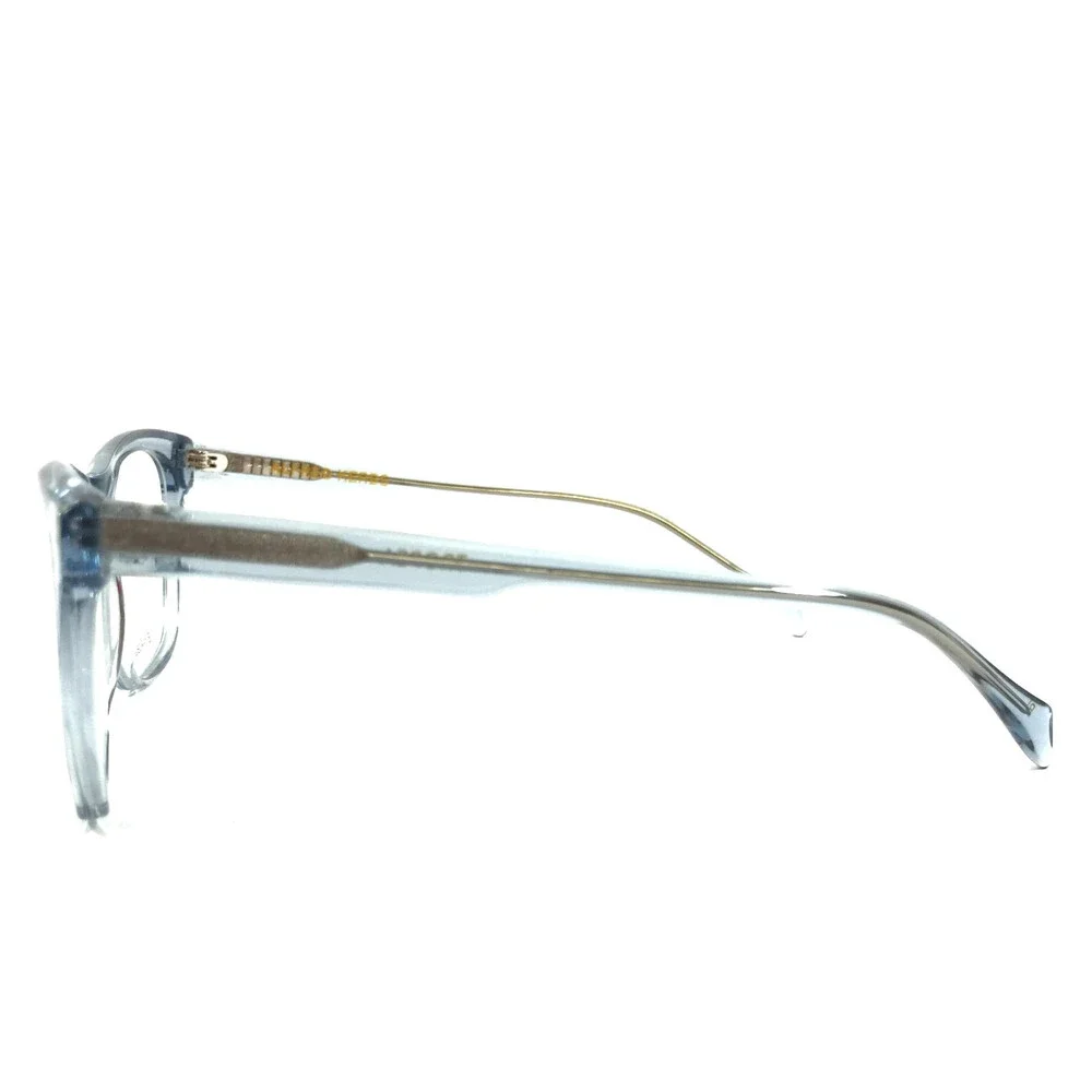 Alfred Kerbs Eyeglasses Frames TROPEA BL Clear Transparent Blue Gold 52-18-135
